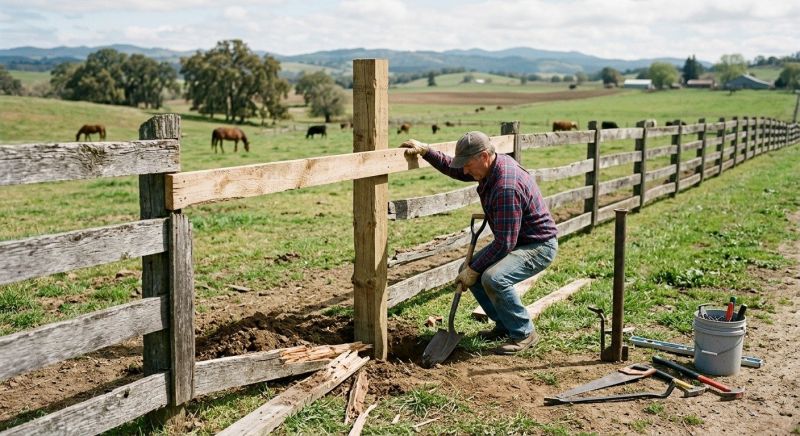 Horse Fence Repair Service