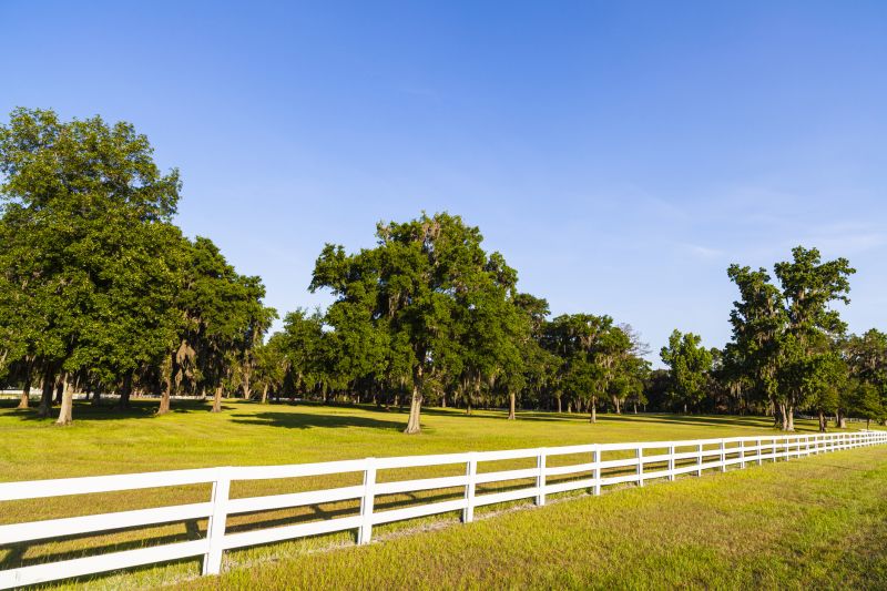 Horse Fence Repair in Spring