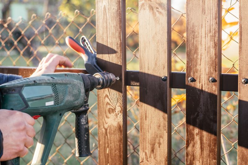 Professional Fence Repair in Action